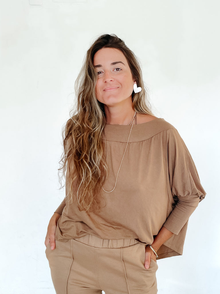 Blusa Malha Carol - Nude – Pera Store